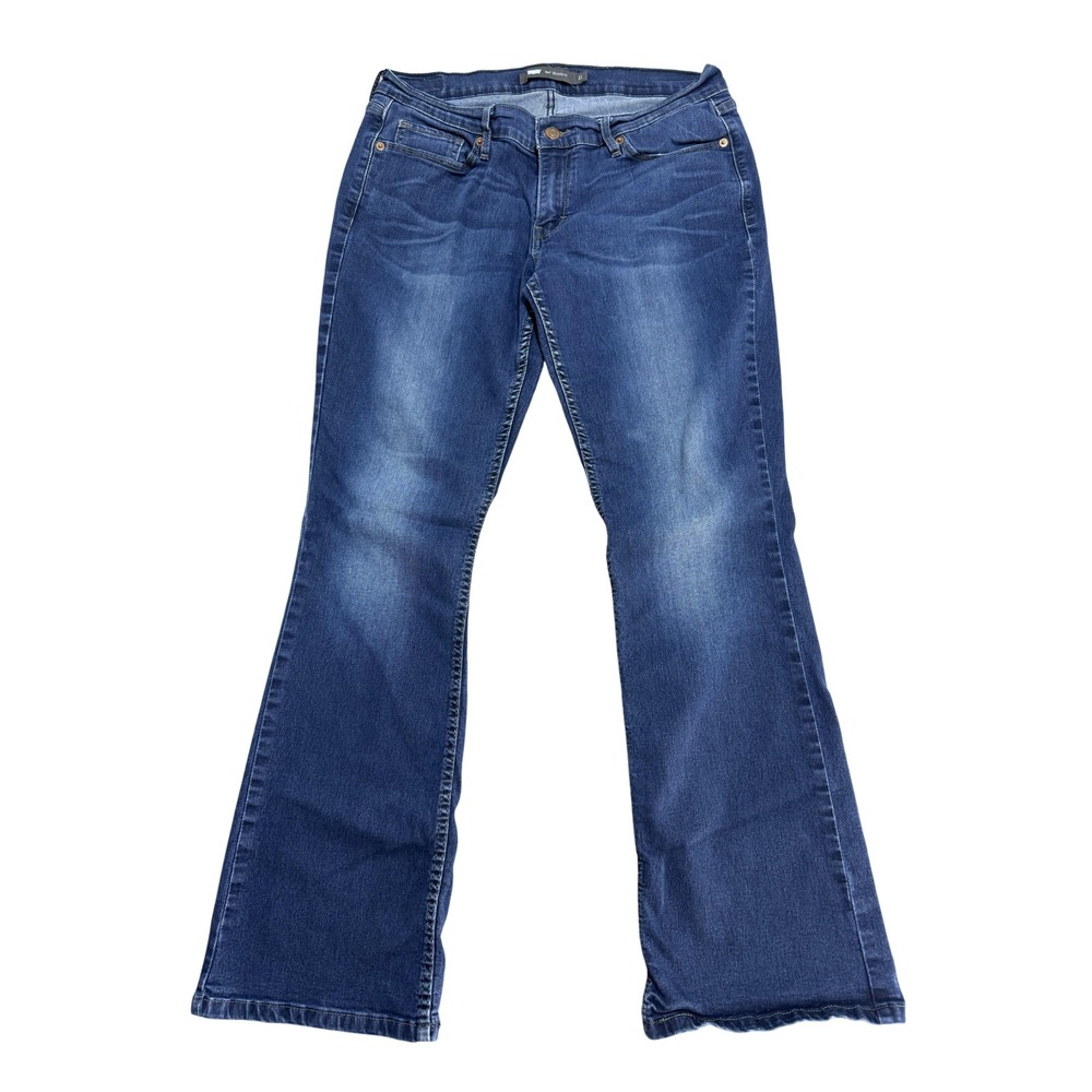 Levi's 529 Bootcut Jeans Womens 11M W30 L32 Blue Stretch Denim Curvy Mid Rise